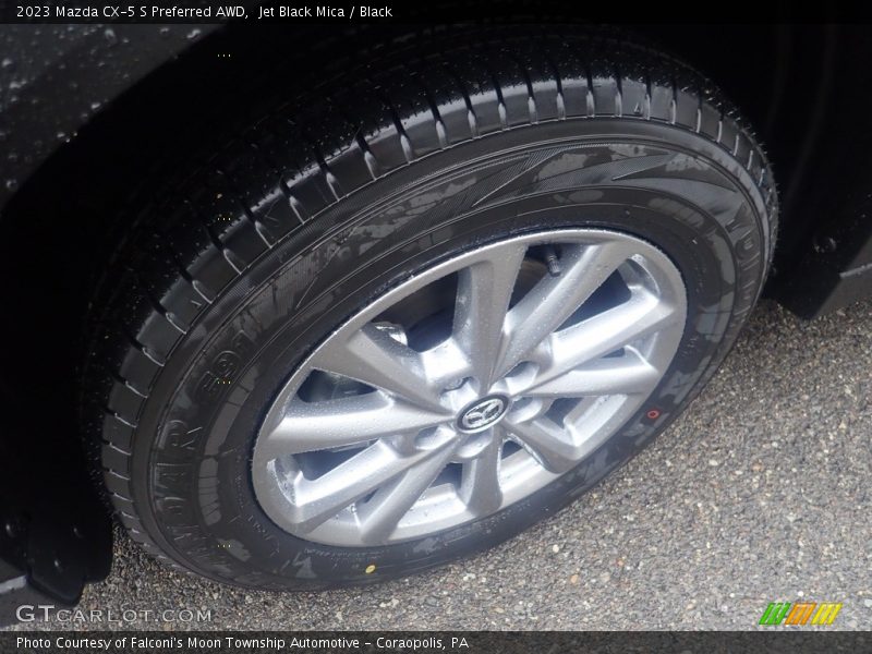 Jet Black Mica / Black 2023 Mazda CX-5 S Preferred AWD