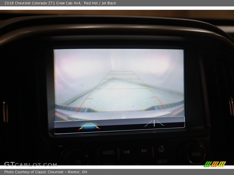 Red Hot / Jet Black 2018 Chevrolet Colorado Z71 Crew Cab 4x4
