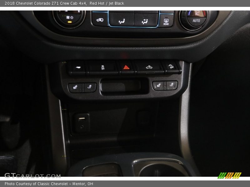 Red Hot / Jet Black 2018 Chevrolet Colorado Z71 Crew Cab 4x4