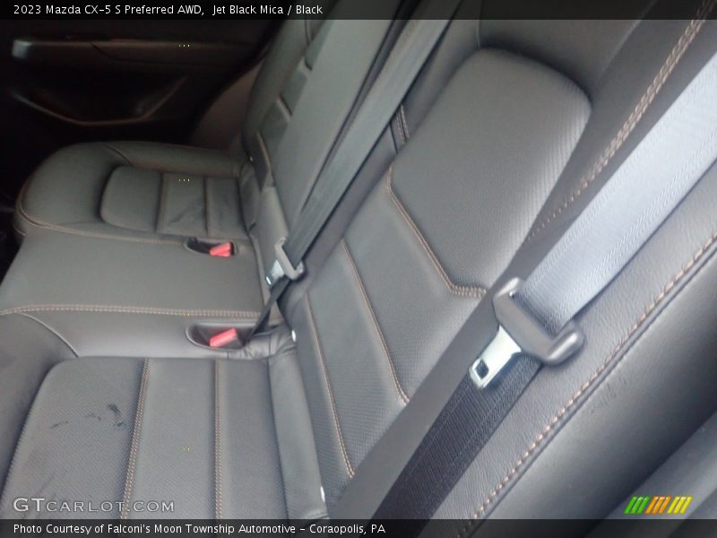 Jet Black Mica / Black 2023 Mazda CX-5 S Preferred AWD