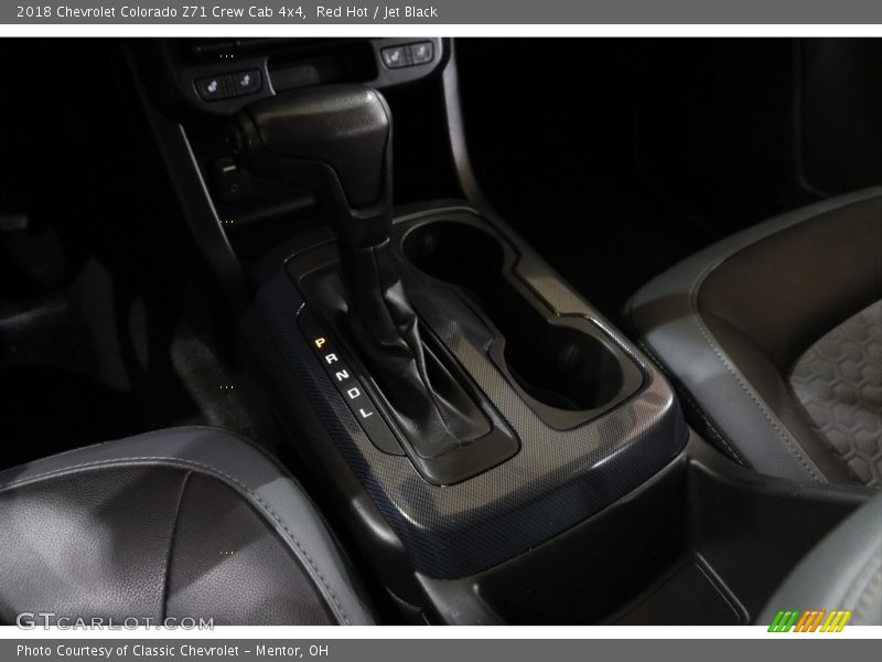 Red Hot / Jet Black 2018 Chevrolet Colorado Z71 Crew Cab 4x4