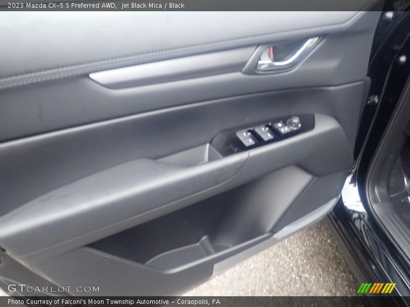 Jet Black Mica / Black 2023 Mazda CX-5 S Preferred AWD
