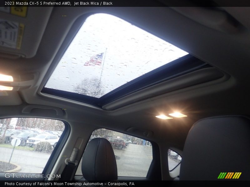 Jet Black Mica / Black 2023 Mazda CX-5 S Preferred AWD