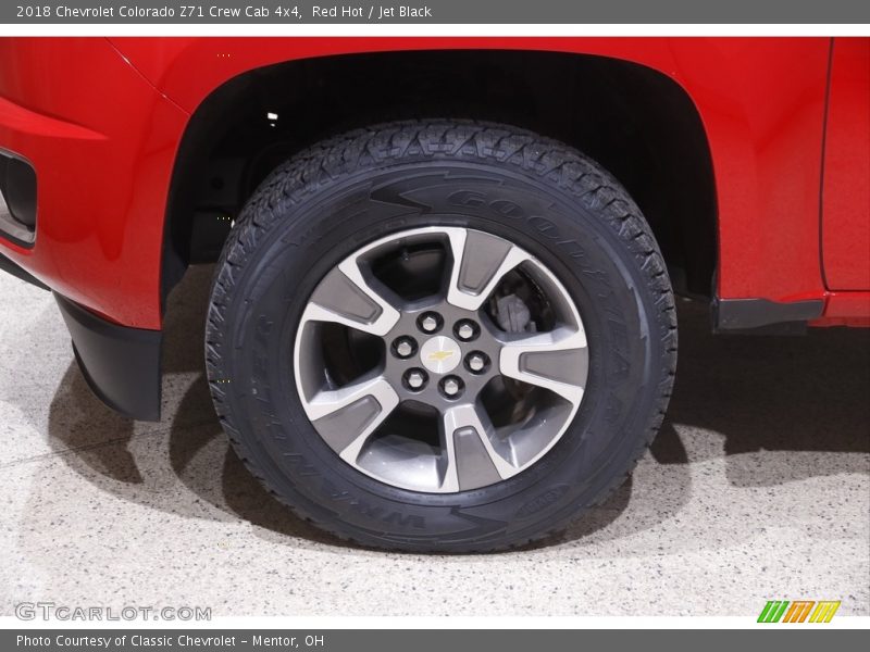 Red Hot / Jet Black 2018 Chevrolet Colorado Z71 Crew Cab 4x4