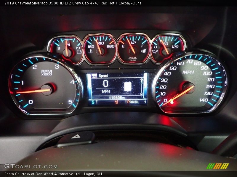 Red Hot / Cocoa/­Dune 2019 Chevrolet Silverado 3500HD LTZ Crew Cab 4x4