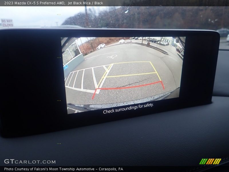 Jet Black Mica / Black 2023 Mazda CX-5 S Preferred AWD