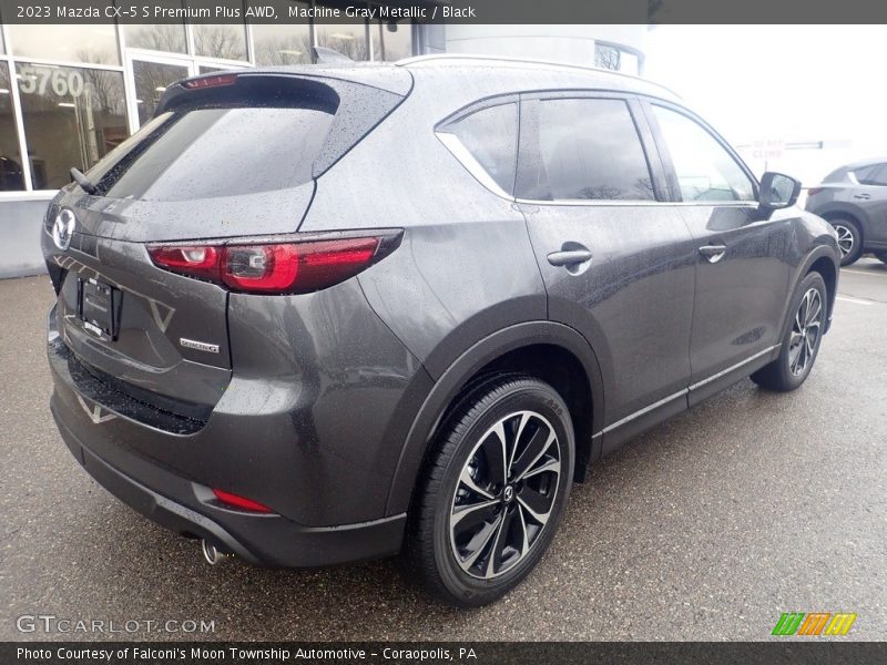 Machine Gray Metallic / Black 2023 Mazda CX-5 S Premium Plus AWD