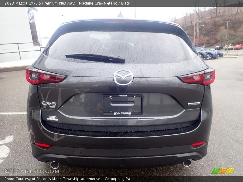 Machine Gray Metallic / Black 2023 Mazda CX-5 S Premium Plus AWD