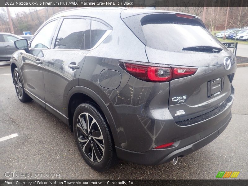 Machine Gray Metallic / Black 2023 Mazda CX-5 S Premium Plus AWD