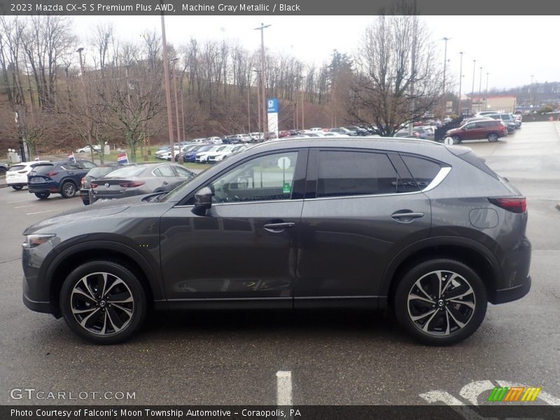 Machine Gray Metallic / Black 2023 Mazda CX-5 S Premium Plus AWD