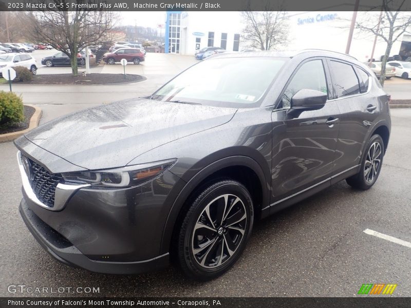 Machine Gray Metallic / Black 2023 Mazda CX-5 S Premium Plus AWD