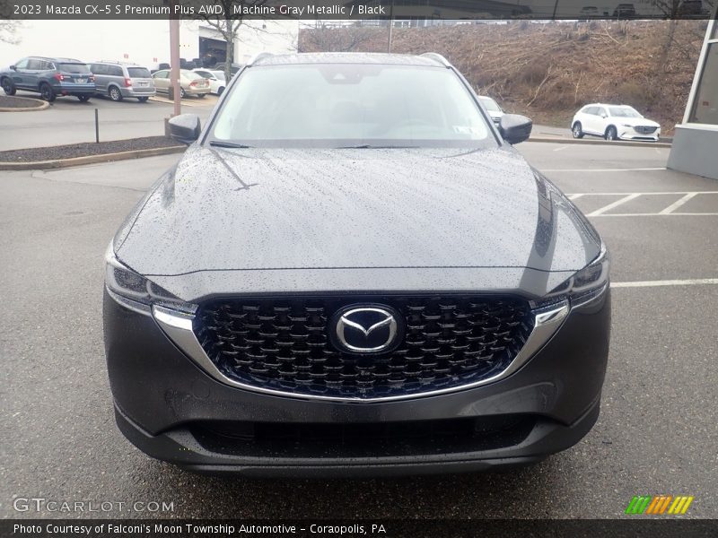 Machine Gray Metallic / Black 2023 Mazda CX-5 S Premium Plus AWD