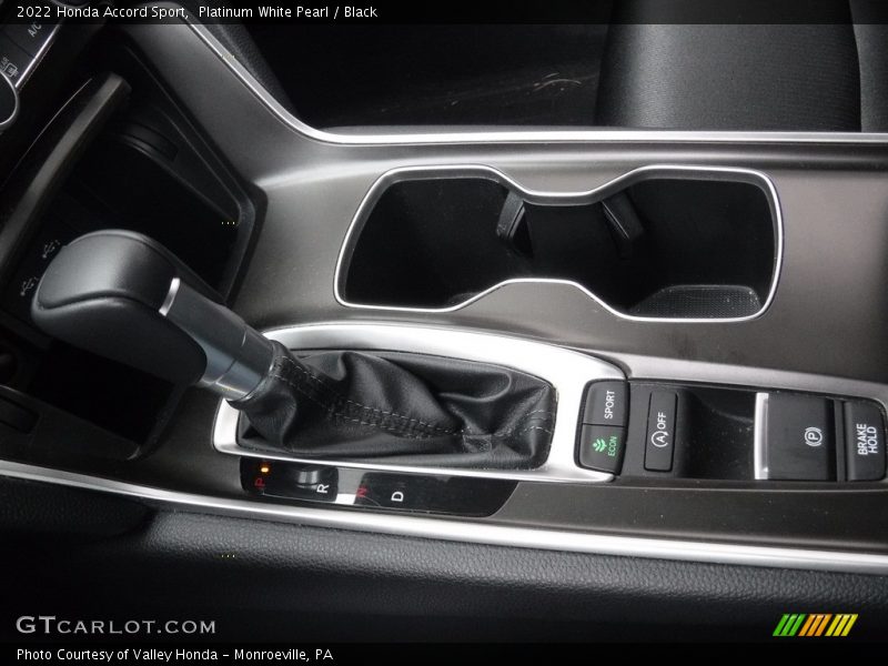 Platinum White Pearl / Black 2022 Honda Accord Sport