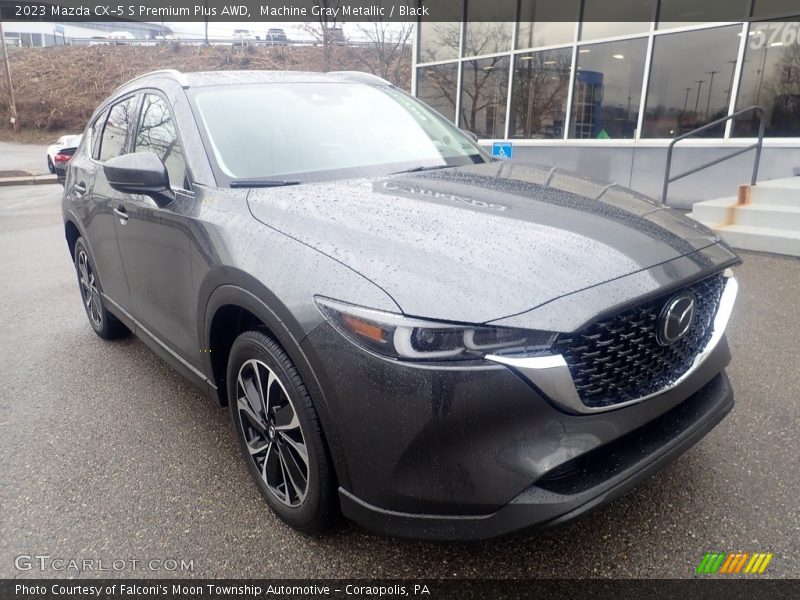 Machine Gray Metallic / Black 2023 Mazda CX-5 S Premium Plus AWD