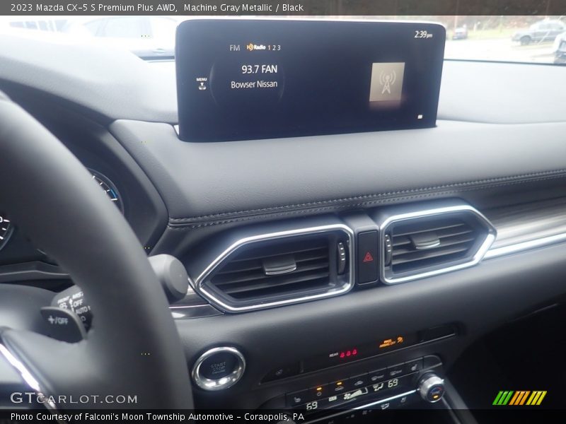 Machine Gray Metallic / Black 2023 Mazda CX-5 S Premium Plus AWD