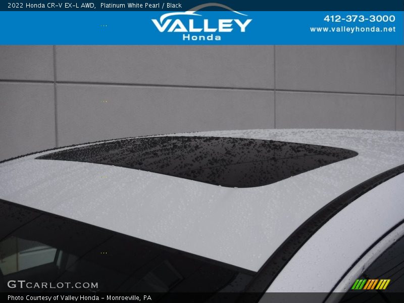 Platinum White Pearl / Black 2022 Honda CR-V EX-L AWD
