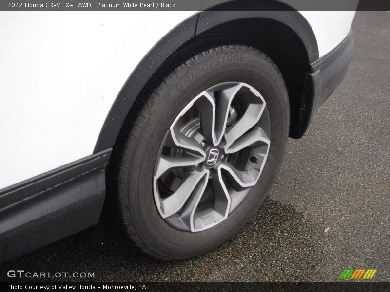 Platinum White Pearl / Black 2022 Honda CR-V EX-L AWD