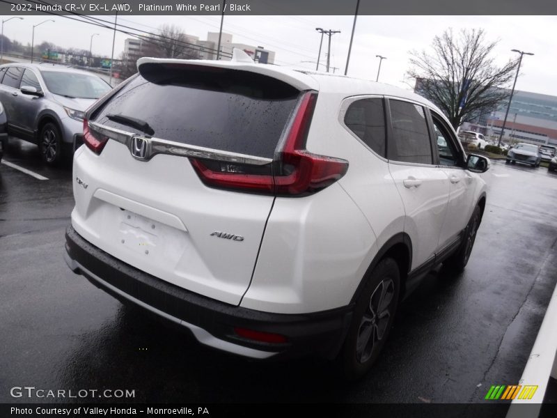 Platinum White Pearl / Black 2022 Honda CR-V EX-L AWD