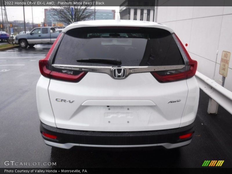 Platinum White Pearl / Black 2022 Honda CR-V EX-L AWD