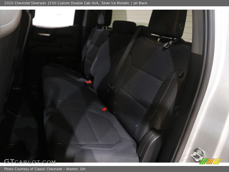 Silver Ice Metallic / Jet Black 2020 Chevrolet Silverado 1500 Custom Double Cab 4x4