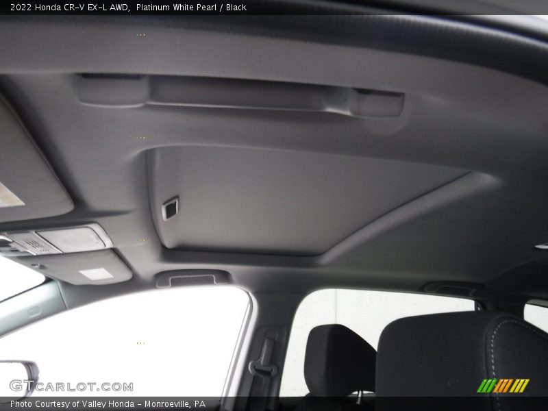 Platinum White Pearl / Black 2022 Honda CR-V EX-L AWD