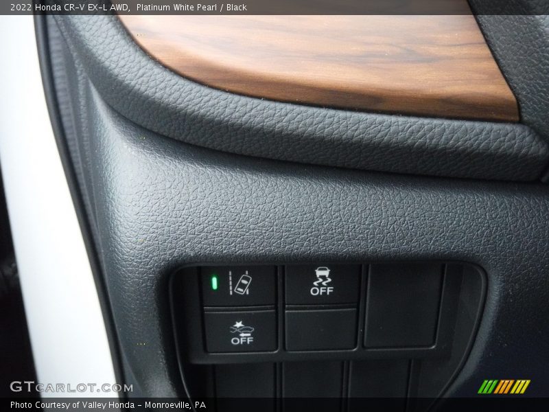 Platinum White Pearl / Black 2022 Honda CR-V EX-L AWD