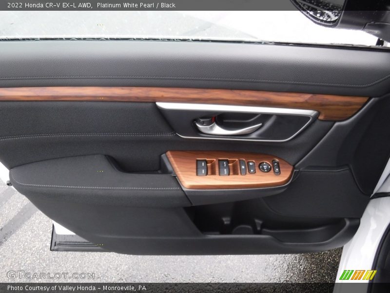 Platinum White Pearl / Black 2022 Honda CR-V EX-L AWD