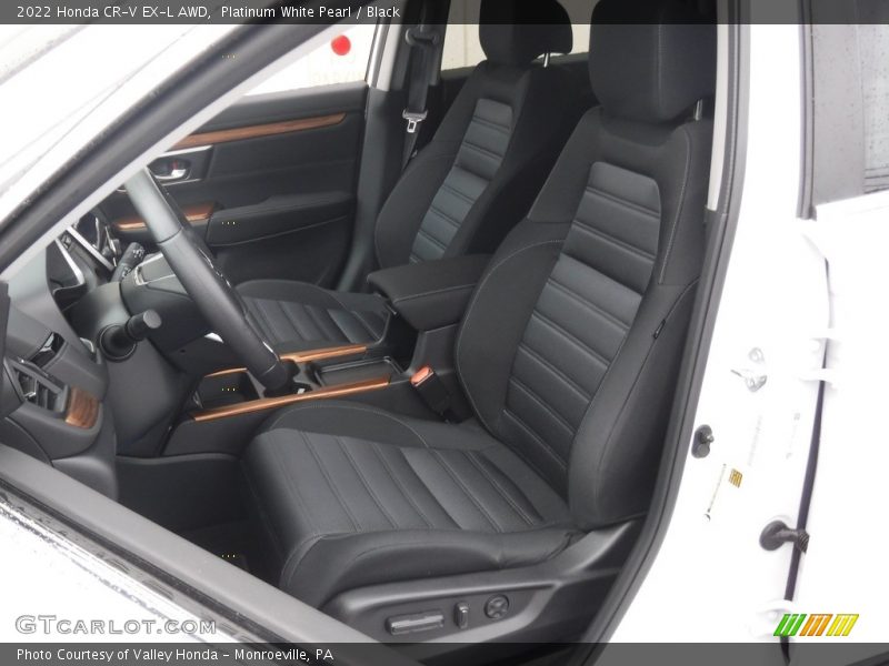 Platinum White Pearl / Black 2022 Honda CR-V EX-L AWD