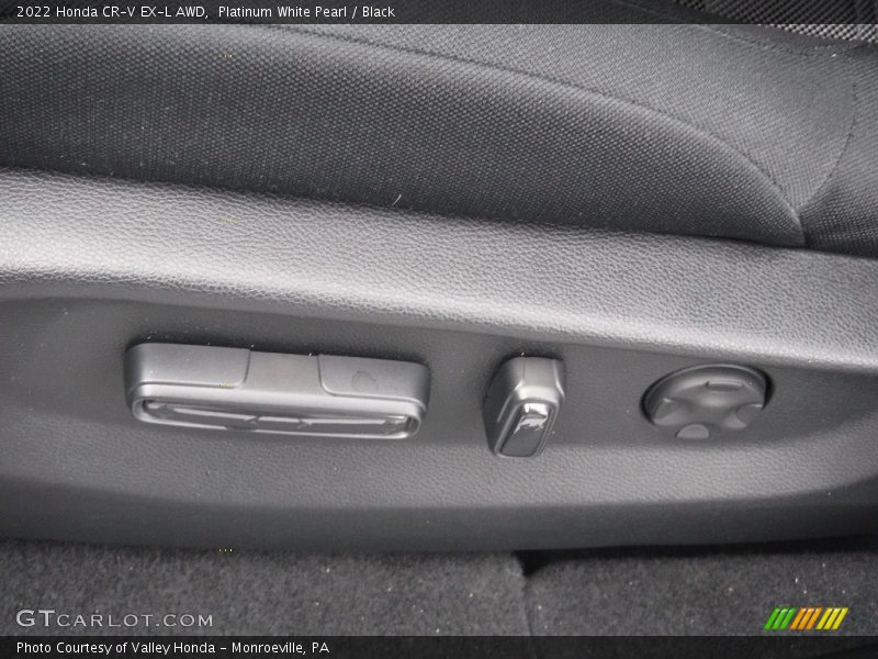 Platinum White Pearl / Black 2022 Honda CR-V EX-L AWD