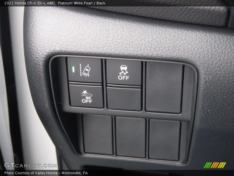 Platinum White Pearl / Black 2022 Honda CR-V EX-L AWD