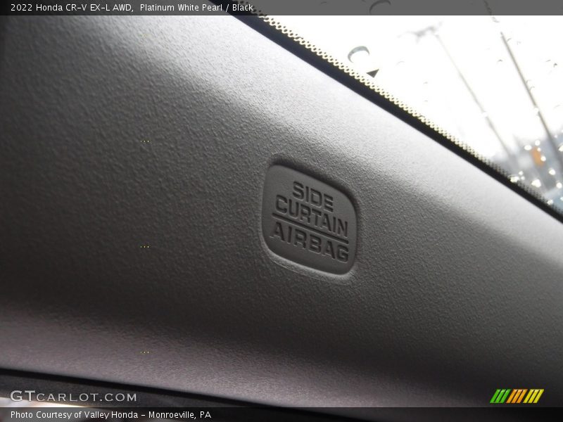 Platinum White Pearl / Black 2022 Honda CR-V EX-L AWD