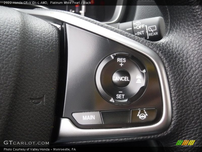 Platinum White Pearl / Black 2022 Honda CR-V EX-L AWD