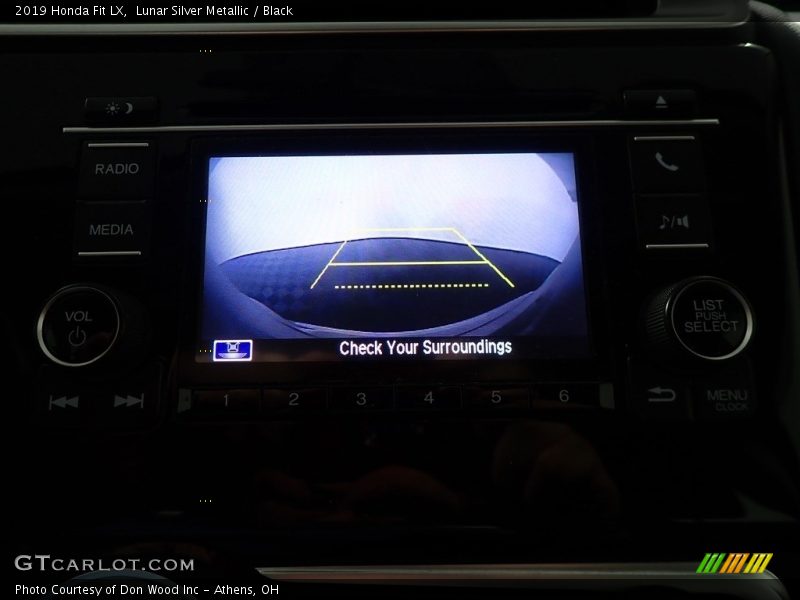 Lunar Silver Metallic / Black 2019 Honda Fit LX