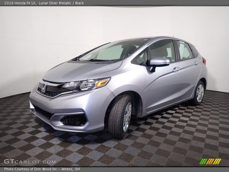 Lunar Silver Metallic / Black 2019 Honda Fit LX