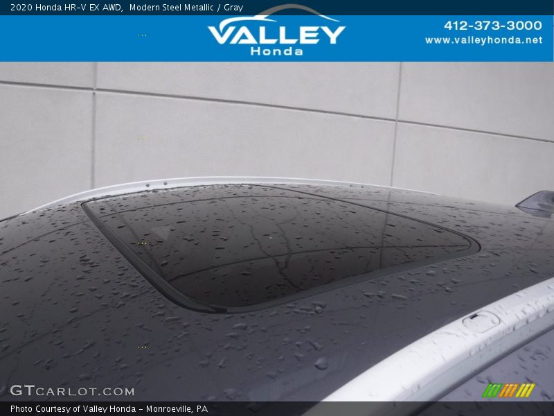 Modern Steel Metallic / Gray 2020 Honda HR-V EX AWD