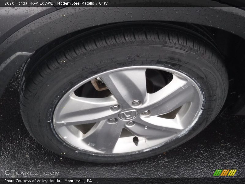 Modern Steel Metallic / Gray 2020 Honda HR-V EX AWD