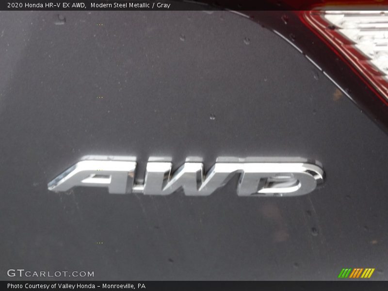 Modern Steel Metallic / Gray 2020 Honda HR-V EX AWD