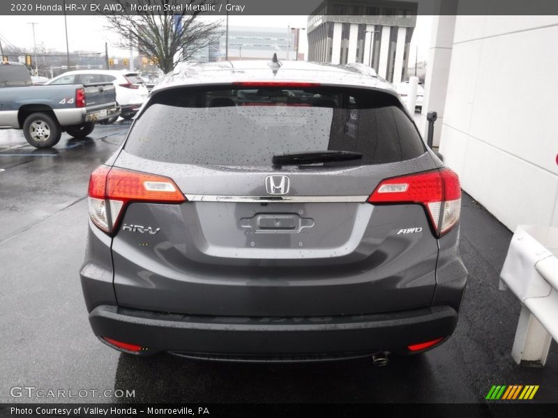 Modern Steel Metallic / Gray 2020 Honda HR-V EX AWD