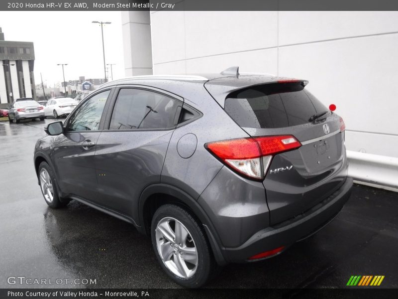 Modern Steel Metallic / Gray 2020 Honda HR-V EX AWD