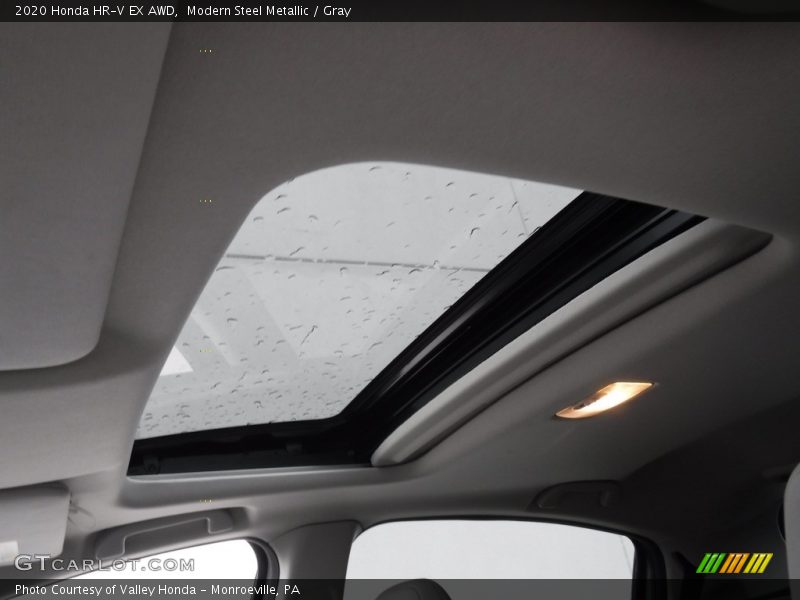 Modern Steel Metallic / Gray 2020 Honda HR-V EX AWD