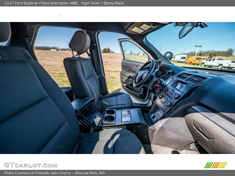 Ingot Silver / Ebony Black 2017 Ford Explorer Police Interceptor AWD