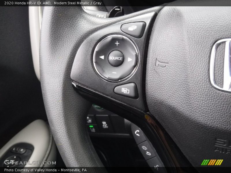 Modern Steel Metallic / Gray 2020 Honda HR-V EX AWD