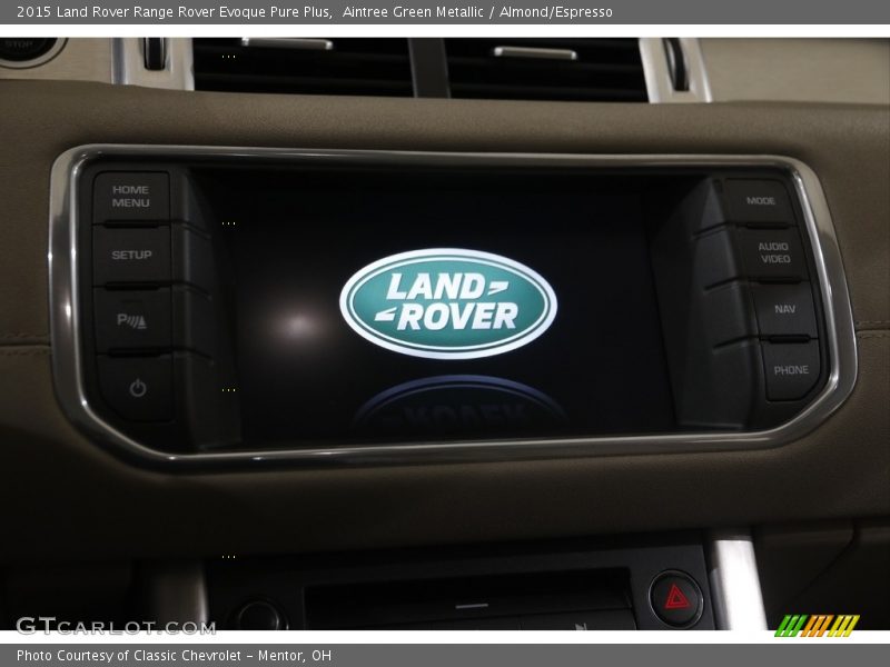 Aintree Green Metallic / Almond/Espresso 2015 Land Rover Range Rover Evoque Pure Plus