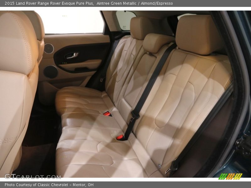 Aintree Green Metallic / Almond/Espresso 2015 Land Rover Range Rover Evoque Pure Plus