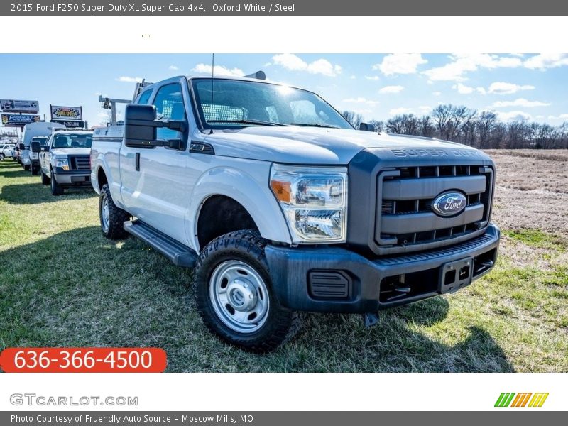 Oxford White / Steel 2015 Ford F250 Super Duty XL Super Cab 4x4