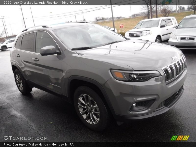 Sting-Gray / Black 2020 Jeep Cherokee Latitude Plus 4x4