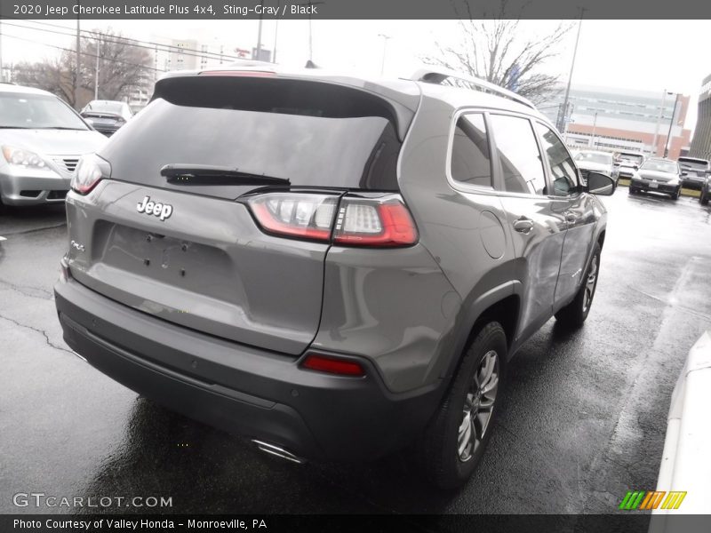 Sting-Gray / Black 2020 Jeep Cherokee Latitude Plus 4x4