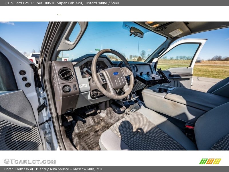 Oxford White / Steel 2015 Ford F250 Super Duty XL Super Cab 4x4