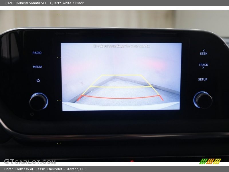 Quartz White / Black 2020 Hyundai Sonata SEL