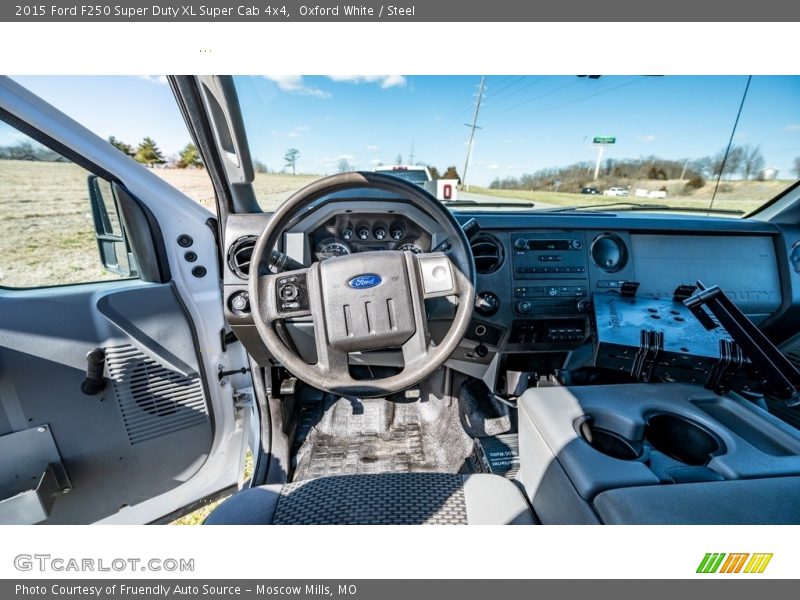 Oxford White / Steel 2015 Ford F250 Super Duty XL Super Cab 4x4